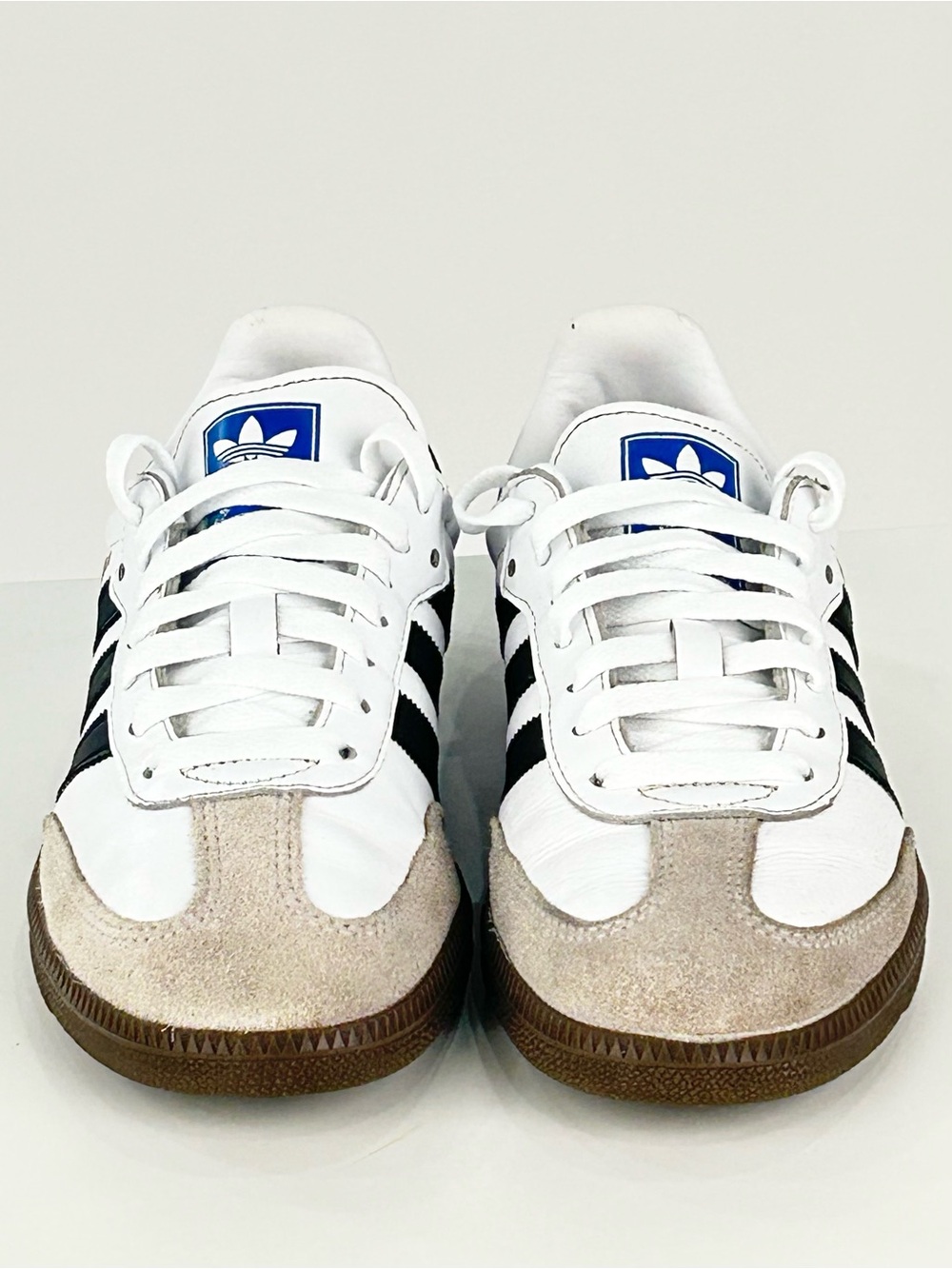 Adidas Samba OG Retro Sneakers Women’s 8 White Black Gum IG9030 - Picture 8 of 12